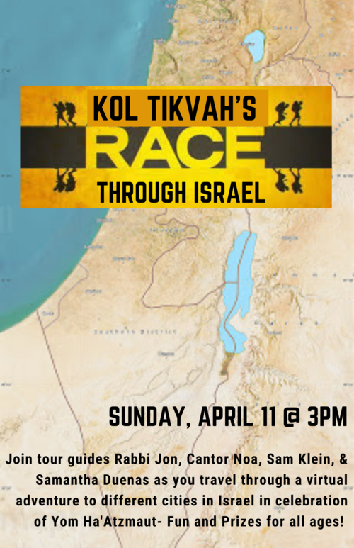 Banner Image for Kol Tikvah's Race Through Israel